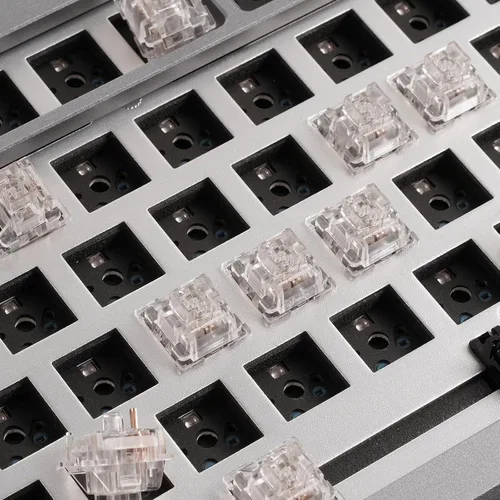 Vista 6 de [Usado] Interruptor de teclado Akko V3 Crystal Pro con vástago a prueba de polvo para teclado mecánico de juegos, interruptores prelubricados