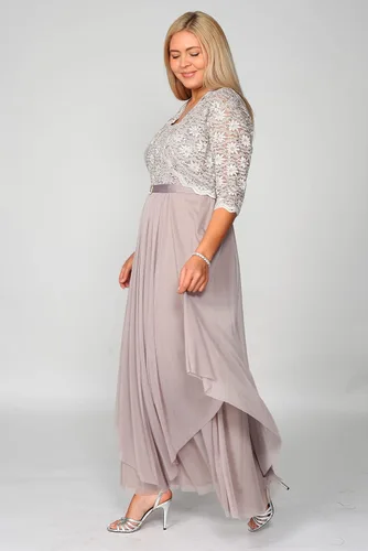 Vista 5 de R&M Richards Vestido de chaqueta de encaje de 2 piezas para mujer