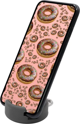 Vista 14 de GoDonut Mini llavero portátil para teléfono celular, accesorio de escritorio perfecto para viajes, oficina y mesita de noche, compatible con iPad