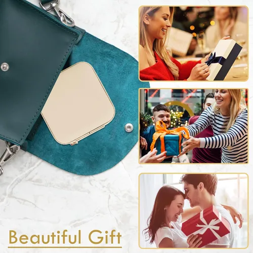Vista 7 de Joyero pequeño, organizador de joyas de viaje, caja de joyería portátil de viaje, mini almacenamiento portátil, caja de almacenamiento para anillos