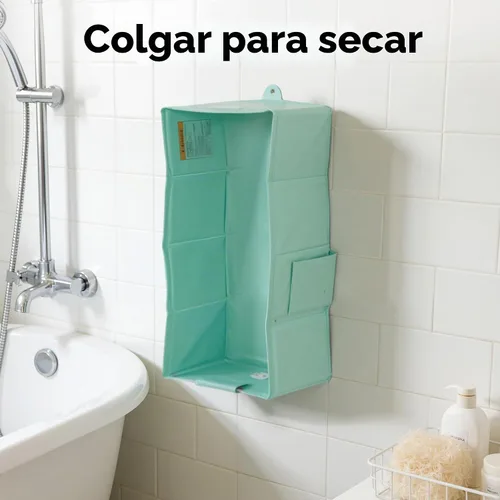 Vista 4 de Bañera plegable para bebé, ahorro de espacio y fácil de limpiar