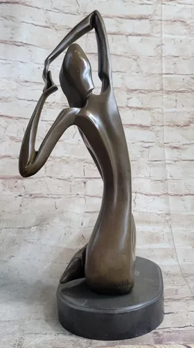 Vista 4 de EUROPEAN BRONZE Handcrafted Bronze Sculpture Sale Vitaleh by Female Abstract Nude Art Modern Brilliance Hot Cast Handmade Art Noveau
