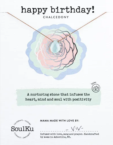 Vista 36 de SoulKu Luxe Inspirational Necklace, Empowerment Jewelry, Handcrafted Necklace For Women, Gift For Mom, 2" Extender With Lobster Clasp, 16" Nylon Cord