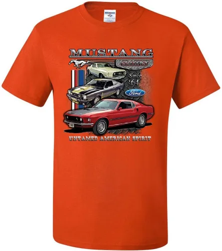 Vista 4 de Ford Mustang Classics Camiseta Muscle Car Untamed American Spirit