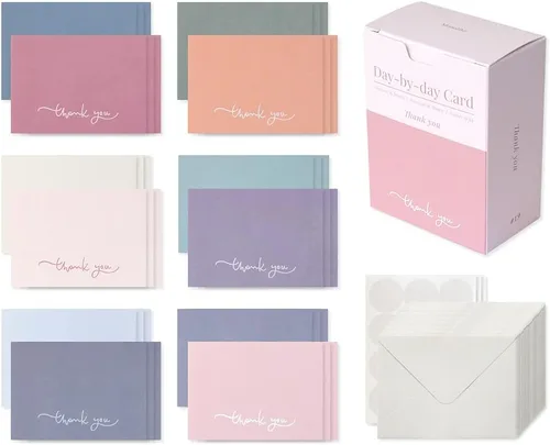 Vista 28 de Monolike Tarjeta Día a Día, 105 Luna - Mezcla de 48 mini tarjetas individuales, 24 sobres Paquete