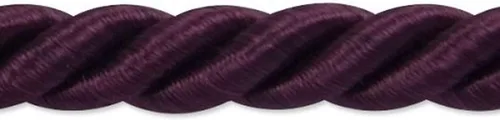 Vista 35 de Expo International Wanda - Borde de cable trenzado, 20 yardas/3/16, gris Arándano