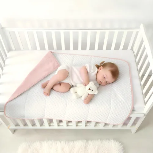 Vista 10 de CREVENT Manta de bebé de minky para niñas y niños, manta suave de felpa para recién nacidos - 30 x 40 pulgadas (Animal)