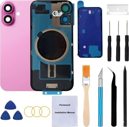 Vista 8 de Reemplazo de cristal trasero OEM para iPhone Xs de 5.8 pulgadas con kit de herramientas de reparación y adhesivo preinstalado (Oro)