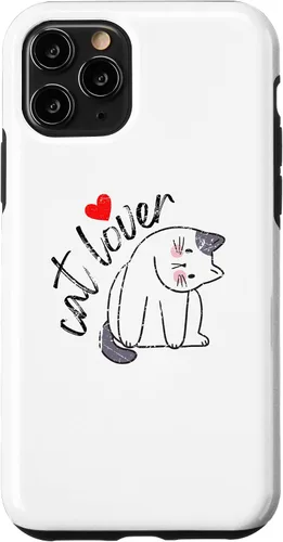 Vista 10 de Funda para iPhone 15 con diseño lindo para amantes de los gatos felinos de animales domésticos para hombres y mujeres