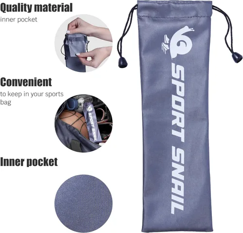 Vista 8 de Bomba de mano para pelotas – Bomba de aire portátil con aguja de 3 piezas y estuche compacto – Inflador de pelota deportiva pequeña – Voleibol