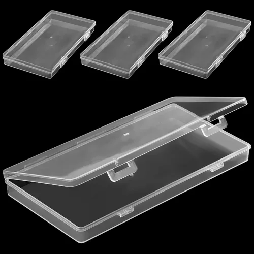 Vista 9 de 100 fundas para moneda con caja de almacenamiento, inserción lateral de 100 piezas