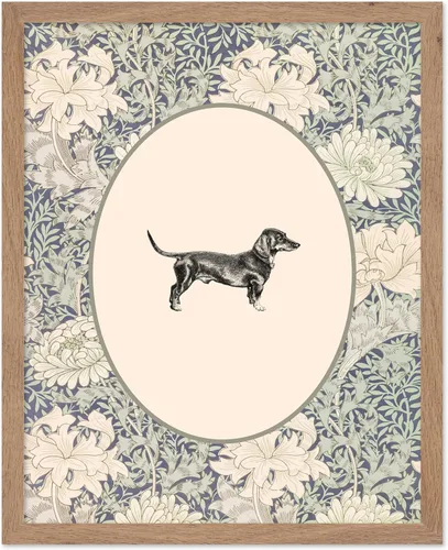 Vista 30 de Poster Master Póster Vintage de Cocker Spaniel Inglés - Impronta Retro de Perro - Arte Floral - Arte de Cachorros - Arte para Amantes de Animales