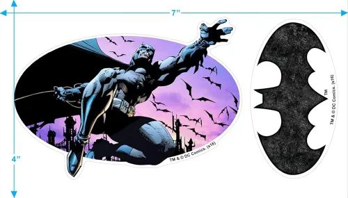 Vista 3 de Popfunk Camiseta clásica con logotipo de Batman Hush