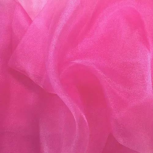 Vista 10 de Valentina Textile Inc, Tela de organza transparente brillante para moda, manualidades, decoración, 60 pulgadas de ancho (1 yarda, aguamarina)