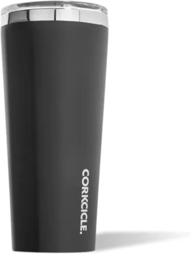 Vista 17 de Corkcicle Vaso térmico clásico – Vaso de acero inoxidable con tapa, triple aislamiento para bebidas calientes y frías, tapa inastillable, apto