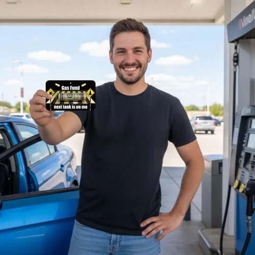 Vista 3 de Regalos para el Día del Padre, juego de soporte para dinero y dinero de gas, divertidas tarjetas de regalo en efectivo, soporte para dinero
