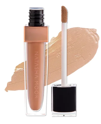 Vista 13 de NATASHA MOOR: Liquid Magic Corrector – Máxima cobertura para ojeras – Larga duración, resistente al agua, vitamina E, libre de crueldad – Adecuado