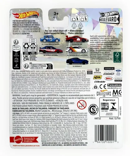 Vista 2 de Mattel Hot Wheels '95 Toyota Celica GT-Four, serie Boulevard