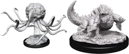 Vista 2 de Las maravillosas miniaturas de D&D Nolzur - Grell & Basilisk