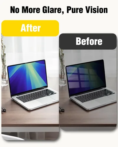 Vista 6 de F FORITO Protector de pantalla magnético de privacidad compatible con MacBook Pro de 13 pulgadas (2016, 2017, 2018, 2019, 2020, 2021, 2022, M1, M2)