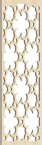 Vista 41 de 9 3/8"W x 24 3/8"H x 1/4"T Southgate Decorativos Paneles De Pared De Madera Calado, Abedul