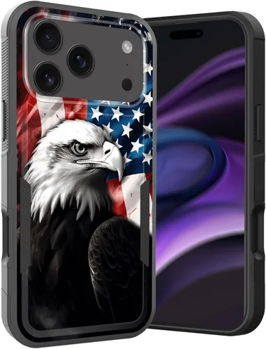 Vista 207 de Funda para iPhone Air, doble capa híbrida resistente resistente a prueba de golpes de policarbonato duro + funda protectora de silicona suave