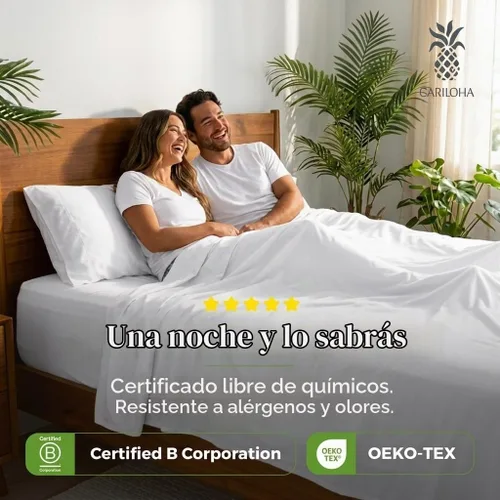 Vista 8 de Juego de sábanas de bambú clásico de Cariloha de 4 piezas – Sábanas y fundas de almohada más suaves (matrimonial, blanco)