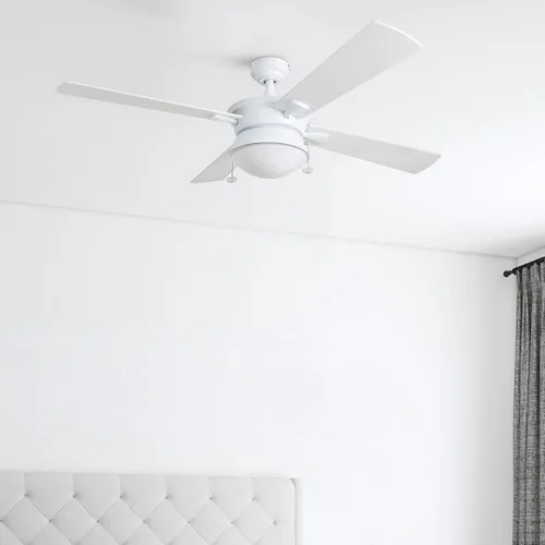 Vista 12 de Prominence Home Auletta - Ventilador de techo contemporáneo para interiores y exteriores de 52 pulgadas con luz, cadena de tracción, opciones