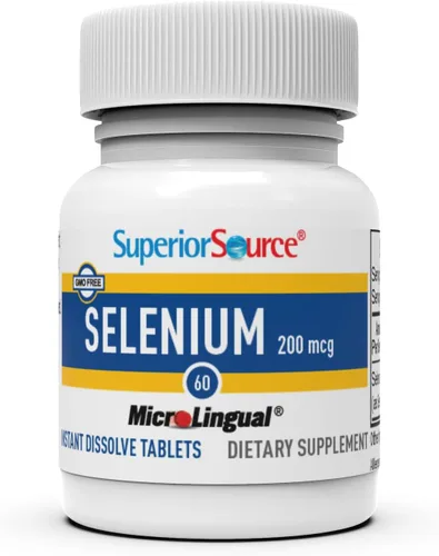Vista 4 de Superior Source Suplementos nutricionales de selenio, 200 mcg, 60