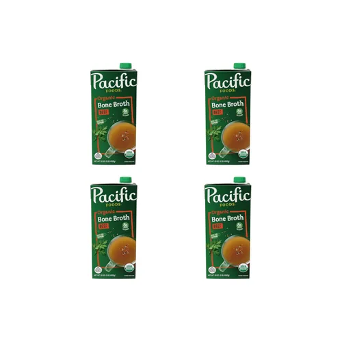Vista 9 de Pacific Foods Caldo orgánico de huesos de res, 32 onzas, paquete de 12
