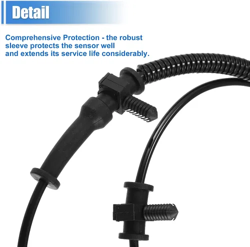 Vista 6 de X AUTOHAUX Kit de sensores de frenos antibloqueo de rueda para Ram 1500
