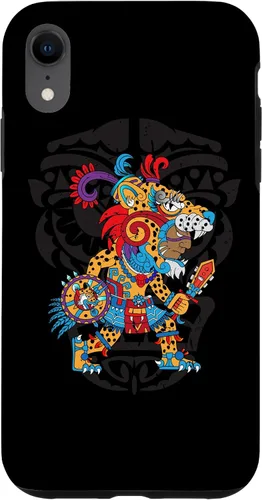 Vista 24 de Funda para iPhone 11 Aztec Jaguar Ancient Warrior Native Mexican Mythology