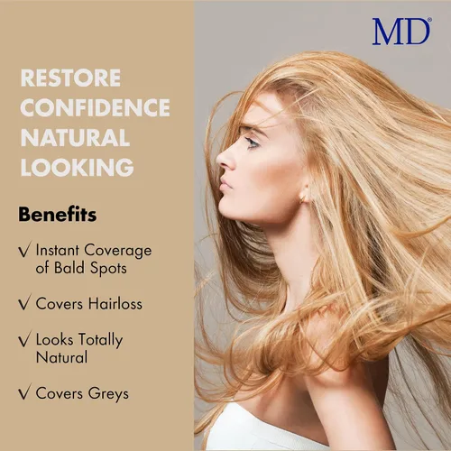Vista 3 de MD Ultimate - Fibra para engrosar el cabello (rubio claro)
