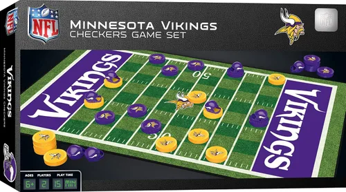 Vista 12 de MasterPieces NFL Los Angeles Rams Juego de mesa de damas, 13 x 21 pulgadas