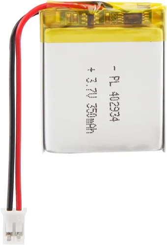 Vista 34 de Batería de 3.7V 200mAh 502025 Li-ion Li-Po recargable de iones de litio con conector de paso de 2P PH 0.079 in