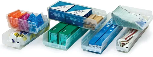 Vista 6 de Quantum qsb116bk Negro Economía Shelf Bin, 23 – 5/8" X 11 – 1/8" x 4" Tamaño (Pack de 6)