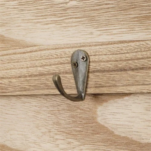 Vista 7 de OS - Organizador de pared de madera para muebles de hogar y oficina, color natural envejecido