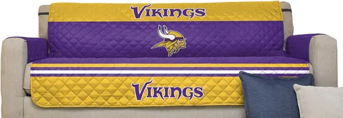 Vista 22 de Pegasus Sports NFL NFL - Protector reversible para sofá de la NFL, con correas elásticas, 75 x 110 pulgadas
