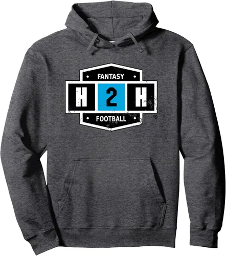 Vista 5 de H2H Fantasy - Sudadera con capucha de fútbol, Negro