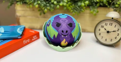 Vista 4 de All-New, Echo Dot (5ta gen.) Kids Base de huevo de dragón