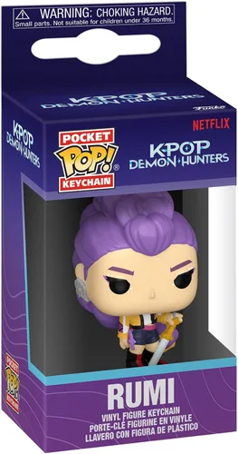 Vista 2 de Funko POP! Llavero: Kpop Demon Hunters - Rumi