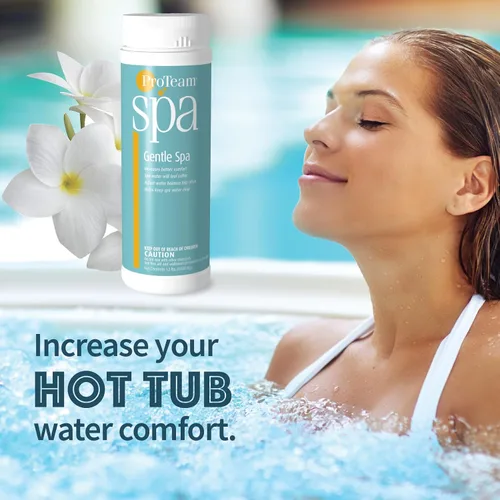 Vista 6 de ProTeam Gentle Spa - Suavizante y acondicionador de agua para bañera de hidromasaje, suaviza el agua dura, previene las líneas de espuma