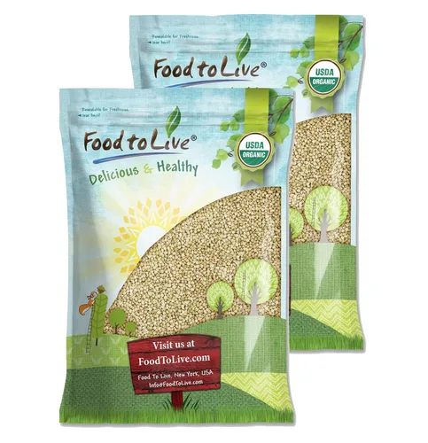 Vista 8 de Food to Live - Grañones de trigo sarraceno orgánicos, 8 onzas – Semillas de trigo sarraceno integral de Food to Live. Descascaradas, sin OGM