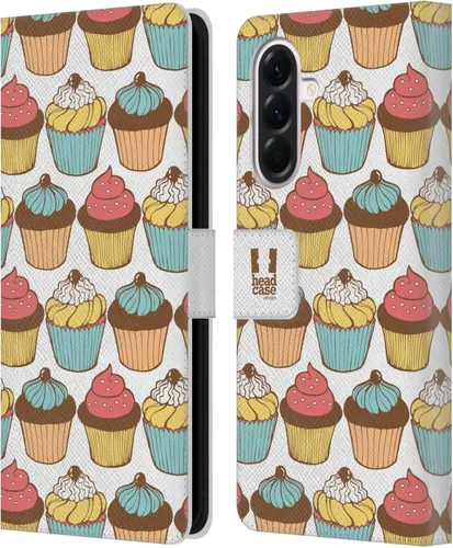 Vista 91 de Head Case Designs Assortment Cupcakes Happiness Leather Wallet Case Compatible with Samsung Galaxy A07 4G Surtido
