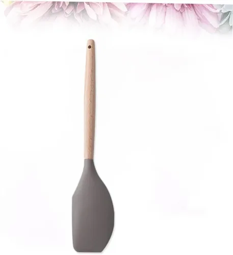Vista 3 de LABRIMP Elegante cucharón de sopa espátula de silicona antiarañazos resistente al calor Juego de utensilios de cocina mango ergonómico Herramientas