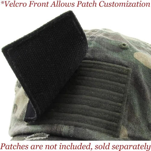 Vista 4 de KBETHOS Tactical Operator Collection USA Fishing Mesh Ballcap Flag Patch America Outdoors Trucker Baseball Cap