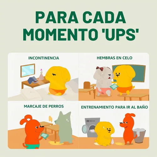 Vista 7 de PAWPANG Forros de pañales para perros, almohadillas elevadoras para perros