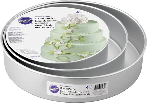Vista 9 de Wilton juego de ollas de aluminio de 2 9 pulgadas para hornear tartas circulares, 9 x 2, Multicolor