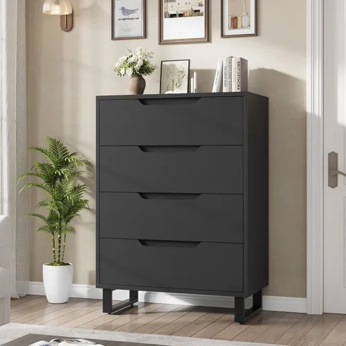 Vista 13 de Garvee 5 cómodas para dormitorio, cajón vertical de 50.5 pulgadas con almacenamiento