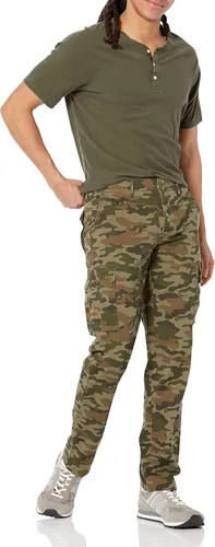Vista 6 de Amazon Essentials Pantalones cargo de sarga de algodón elástico para hombre (disponibles en tallas grandes y altas)